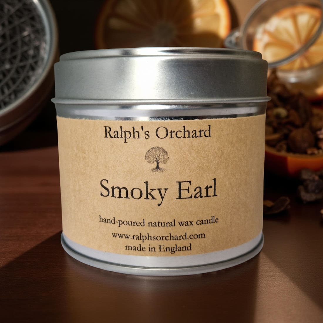 Ralph's Orchard Smoky Earl Candle