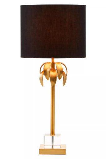 Herta Gold Palm Tree Table Lamp