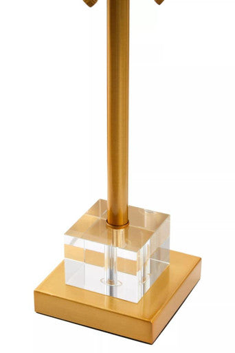 Herta Gold Palm Tree Table Lamp