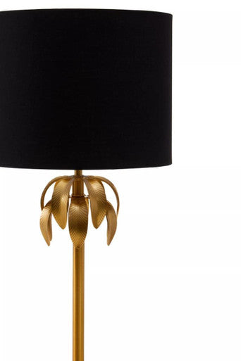 Herta Gold Palm Tree Table Lamp