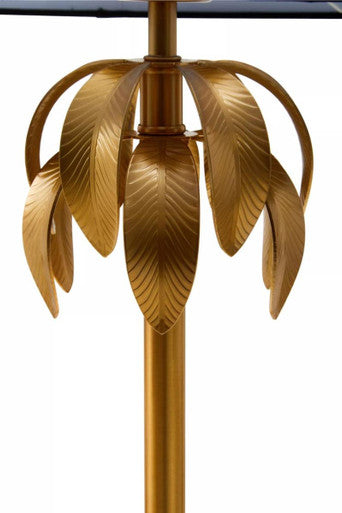 Herta Gold Palm Tree Table Lamp