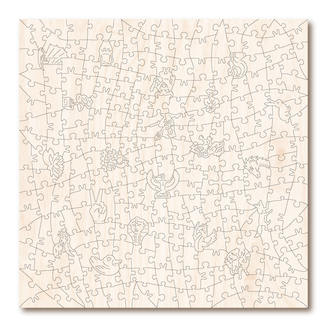 Victory Wooden Mythical Maze Jigsaw Puzzle