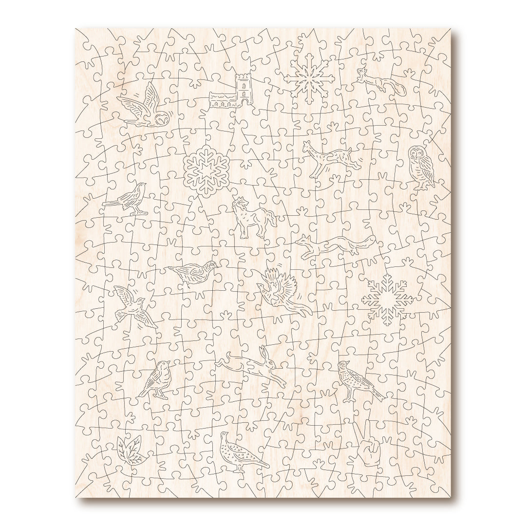 Victory Wooden Winter Wonderland Jigsaw Puzzle