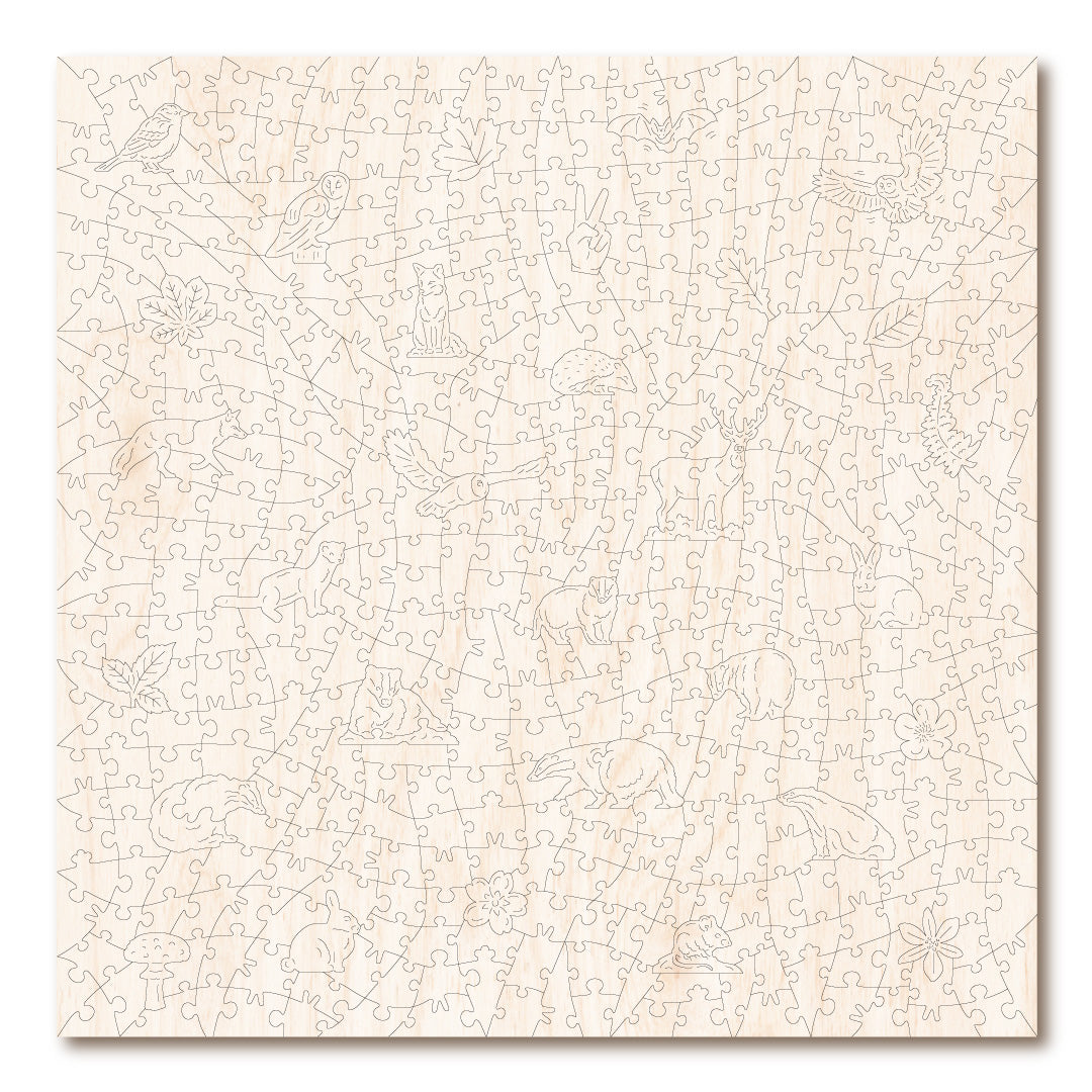 Victory Wooden Summer Badgers (Large) Jigsaw Puzzle