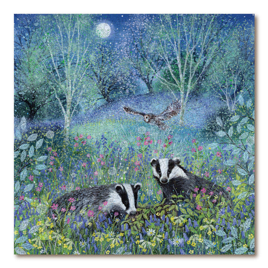 Victory Wooden Summer Badgers (Large) Jigsaw Puzzle
