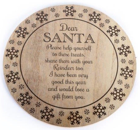 Santa Treat Plate 25cm