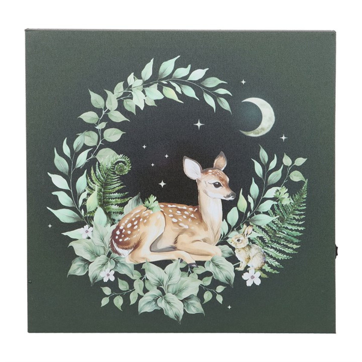 Fawn Light Up Canvas Plaque