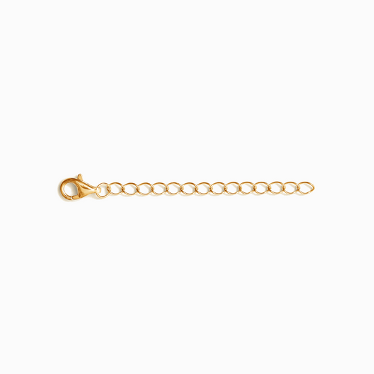 2 Inch Necklace Chain Extender in 18k Gold Vermeil by Vianne Jewellery