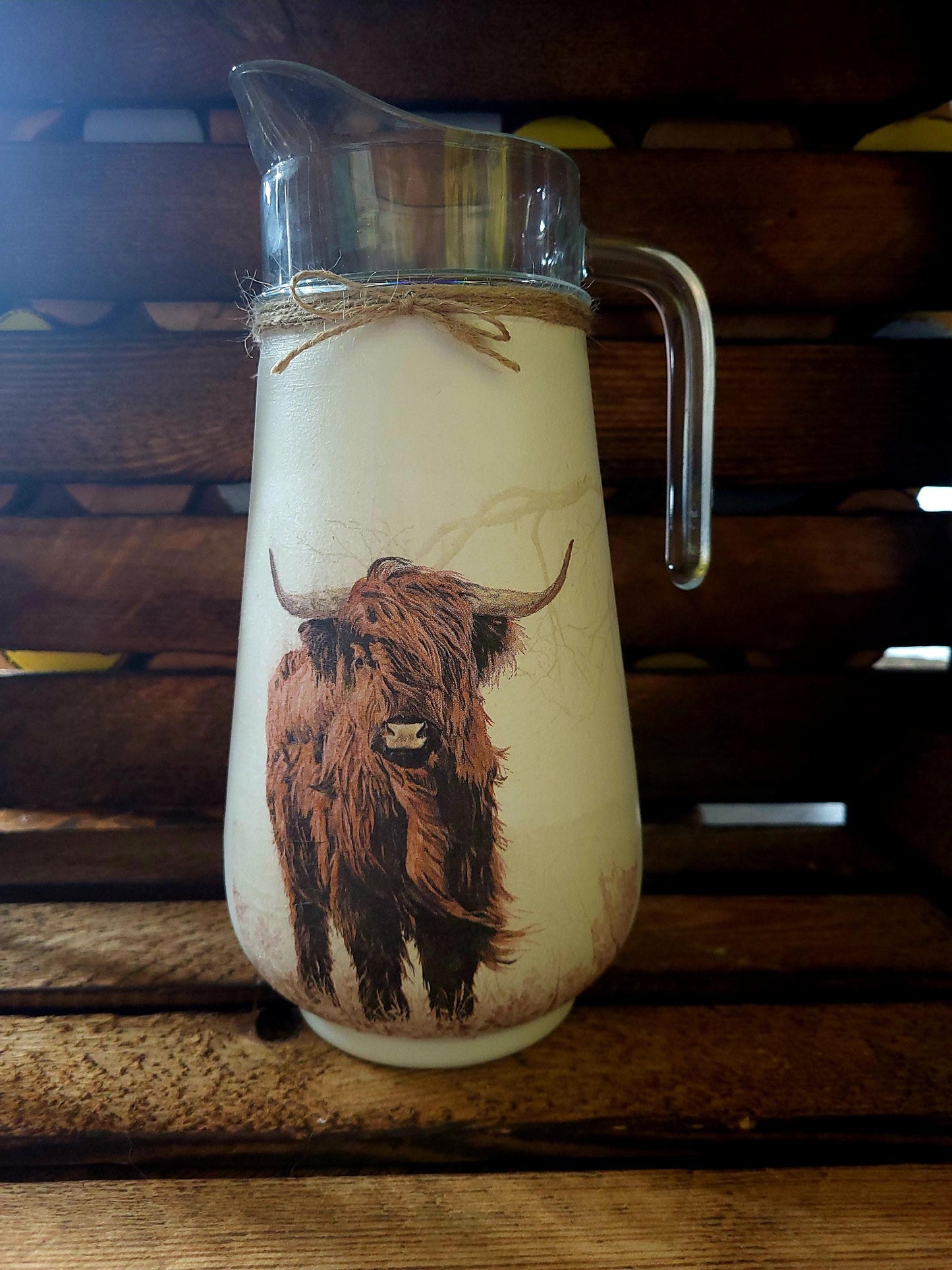 Glass Jug / Milk Jug / Water Jug/ Vase / Farm animals