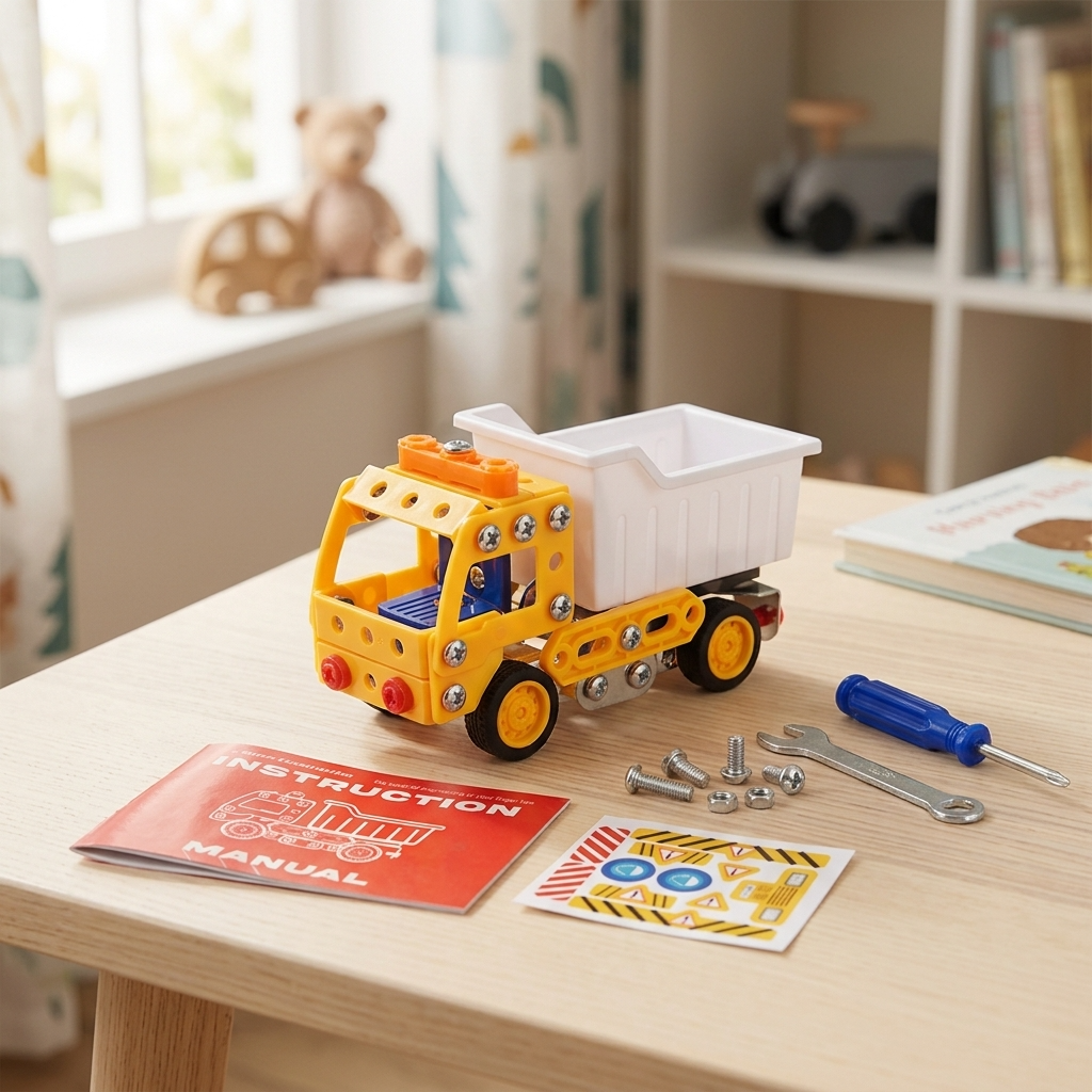 Build Your Own Dumper Truck Construction Kit