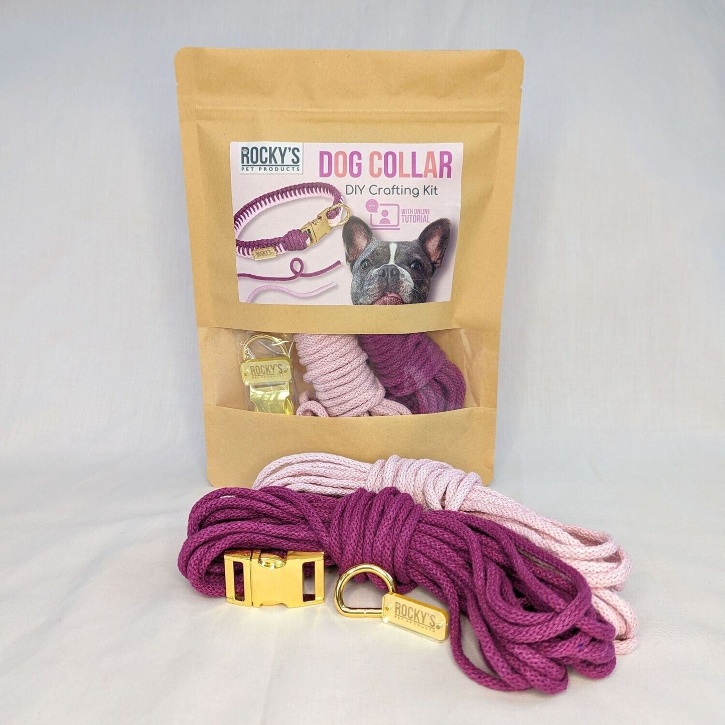 Make Your Own Dog Collar Craft Kit - PINK