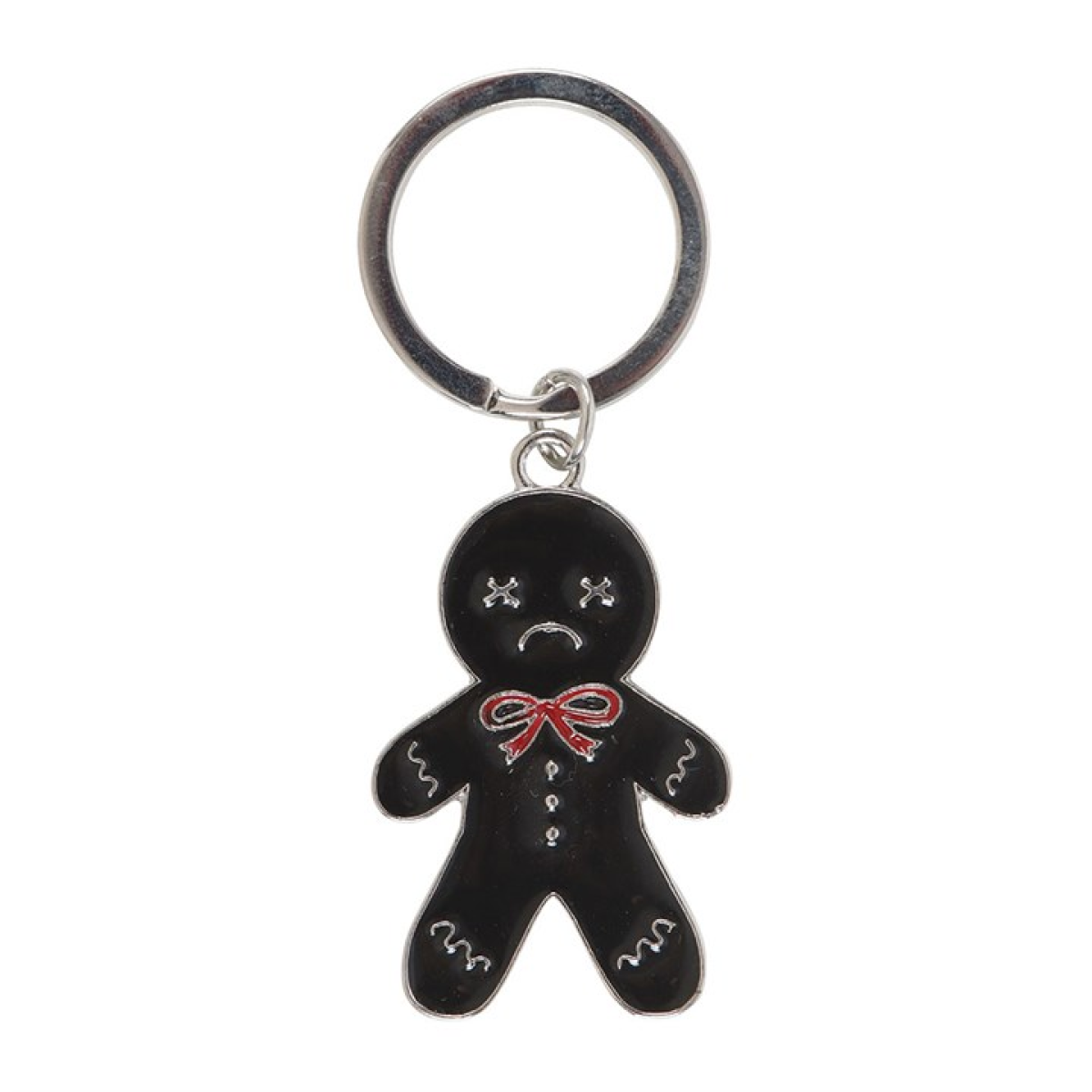 Spooky Gingerbread Man Keyring