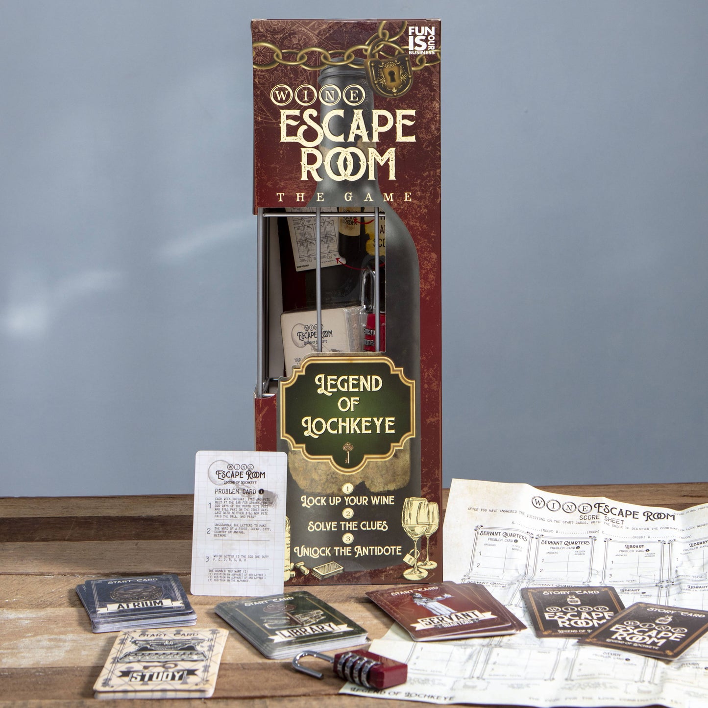 Wine Escape Room Puzzle Game - Lockeye
