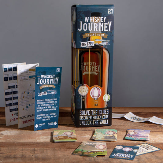 Whiskey Journey Escape Room Puzzle Game - Men's Gifts