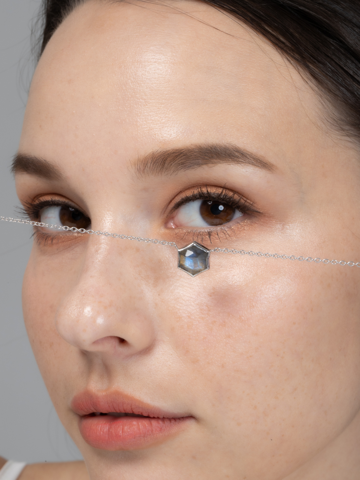 Labradorite Necklace in Sterling Silver by Vianne Jewellery