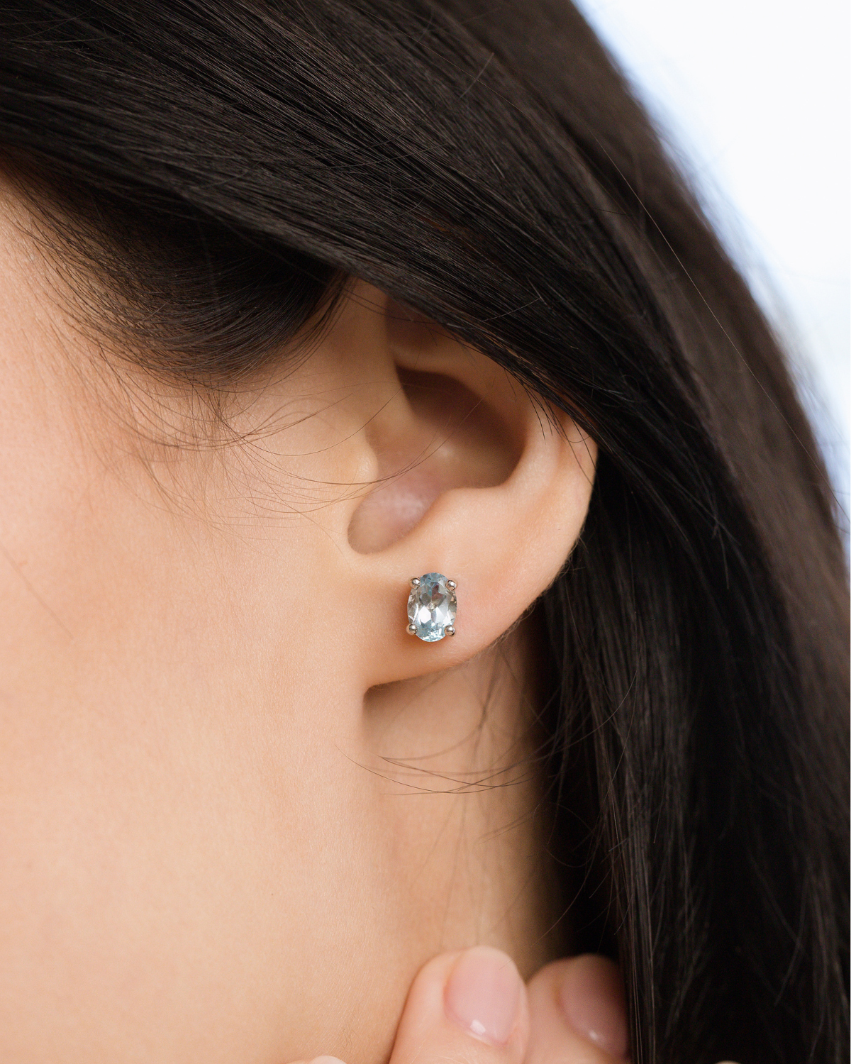 Essential Blue Topaz Jewellery Set in Sterling Silver by Vianne Jewellery