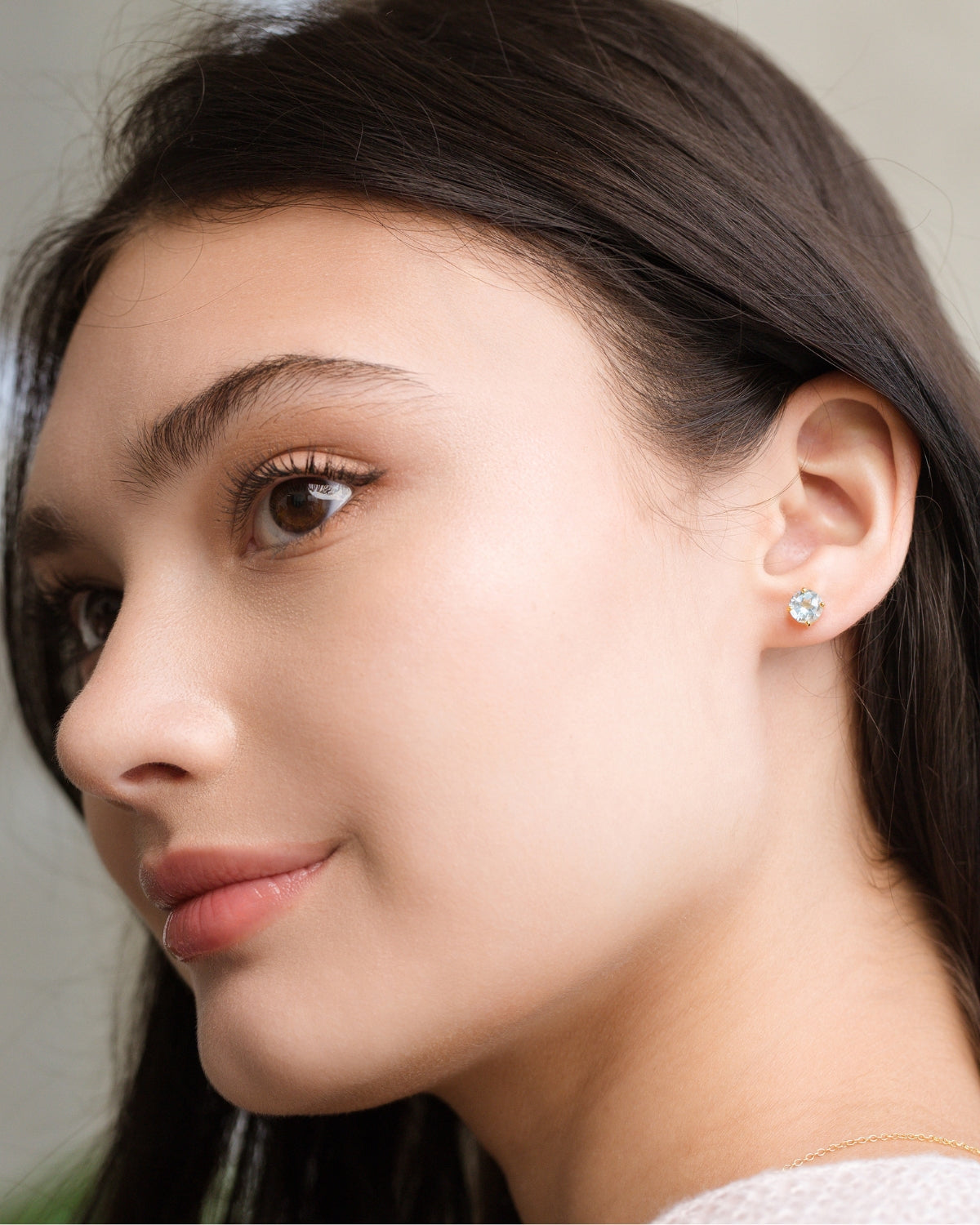 Blue Sapphire & Blue Topaz Jewellery Set in 18k Gold Vermeil by Vianne Jewellery