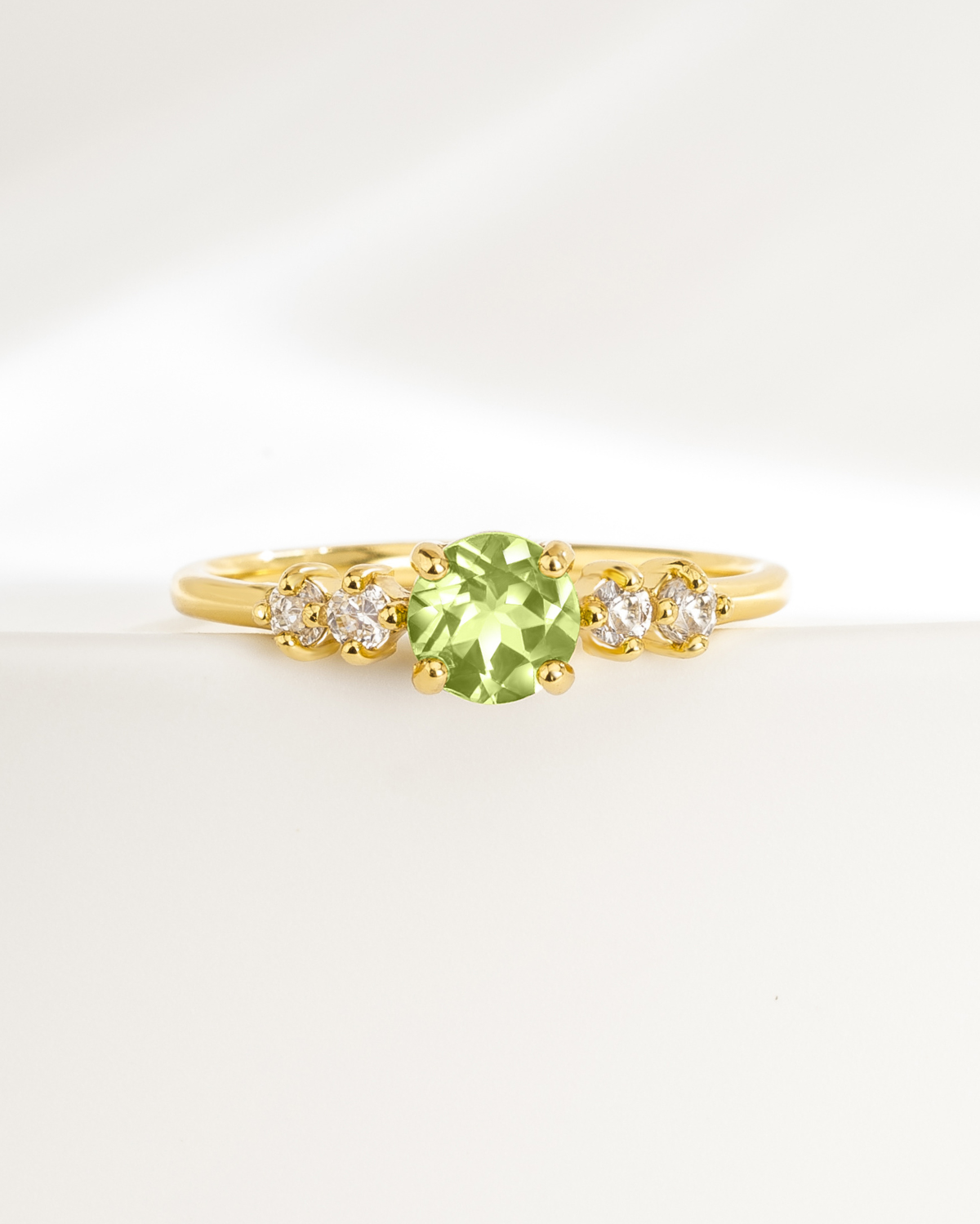 Peridot Everyday Jewellery Gift Set in 18k Gold Vermeil by Vianne Jewellery