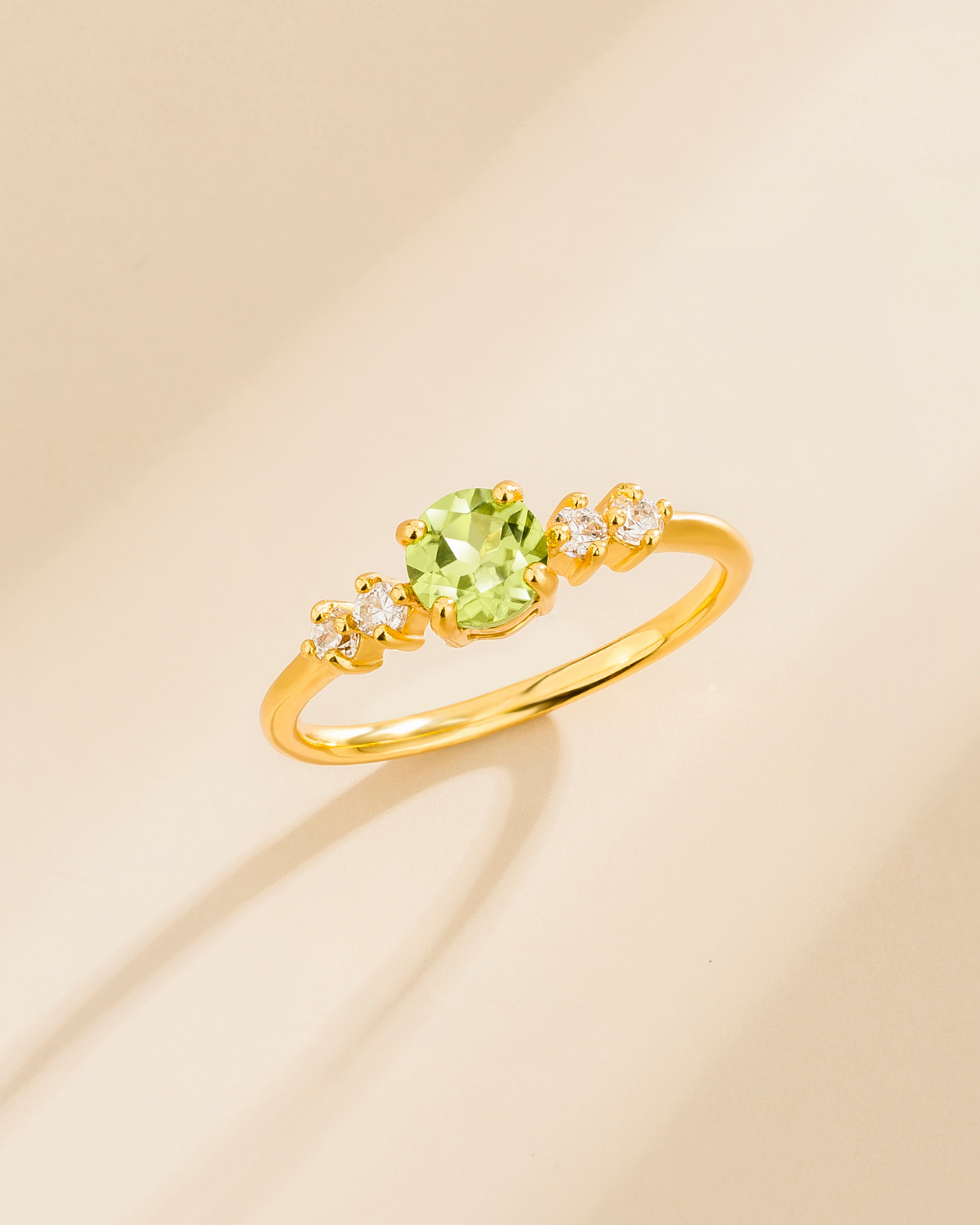 Peridot Everyday Jewellery Gift Set in 18k Gold Vermeil by Vianne Jewellery