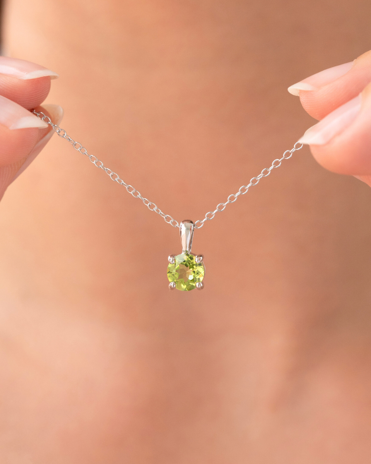 Peridot Everyday Jewellery Gift Set in Sterling Silver by Vianne Jewellery
