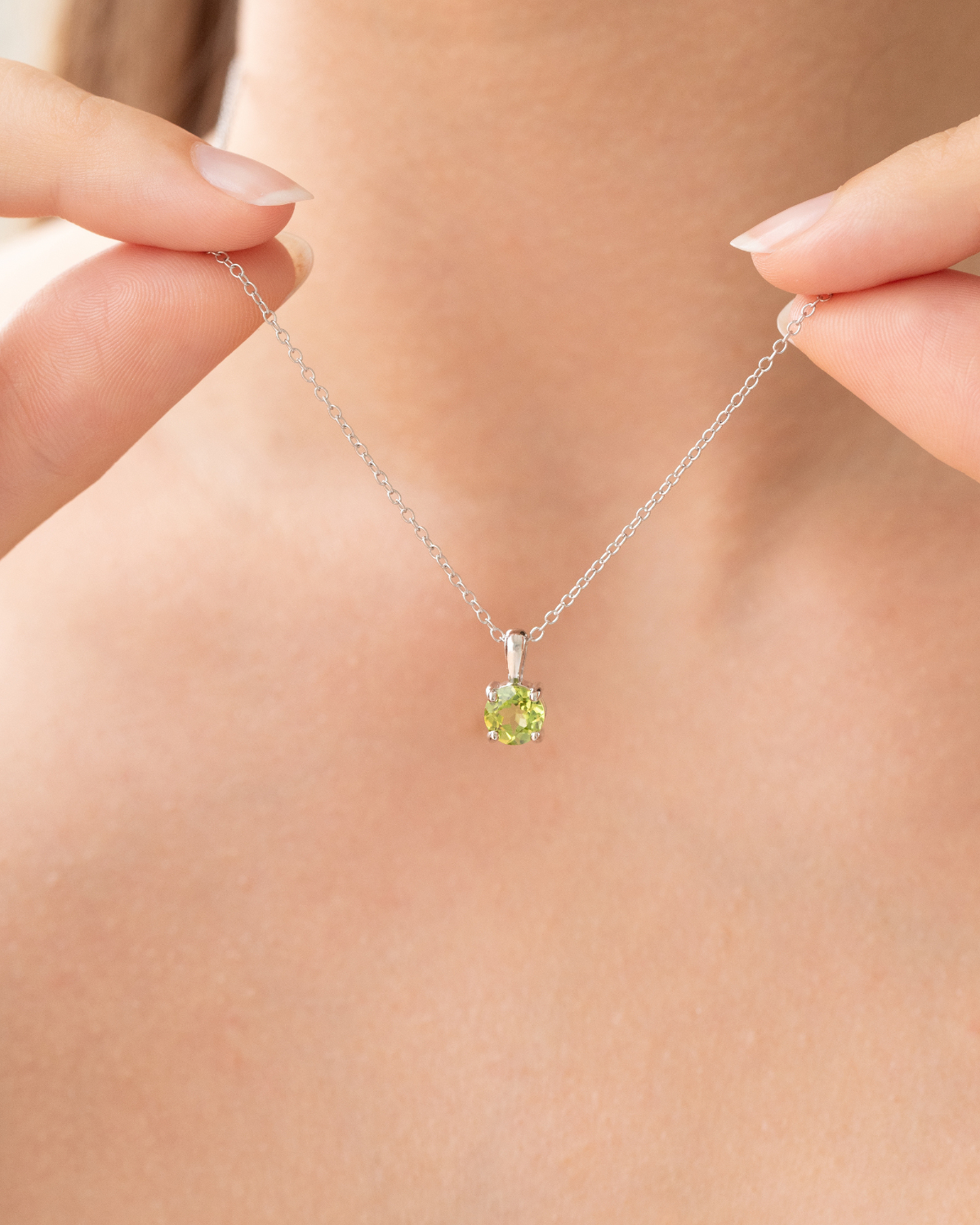 Peridot Everyday Jewellery Gift Set in Sterling Silver by Vianne Jewellery