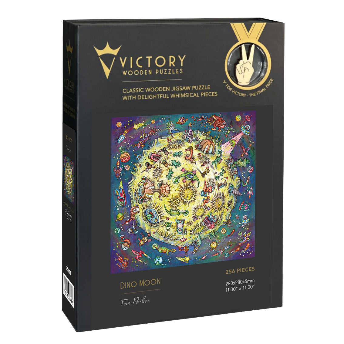 Victory Wooden Dino Moon Jigsaw Puzzle