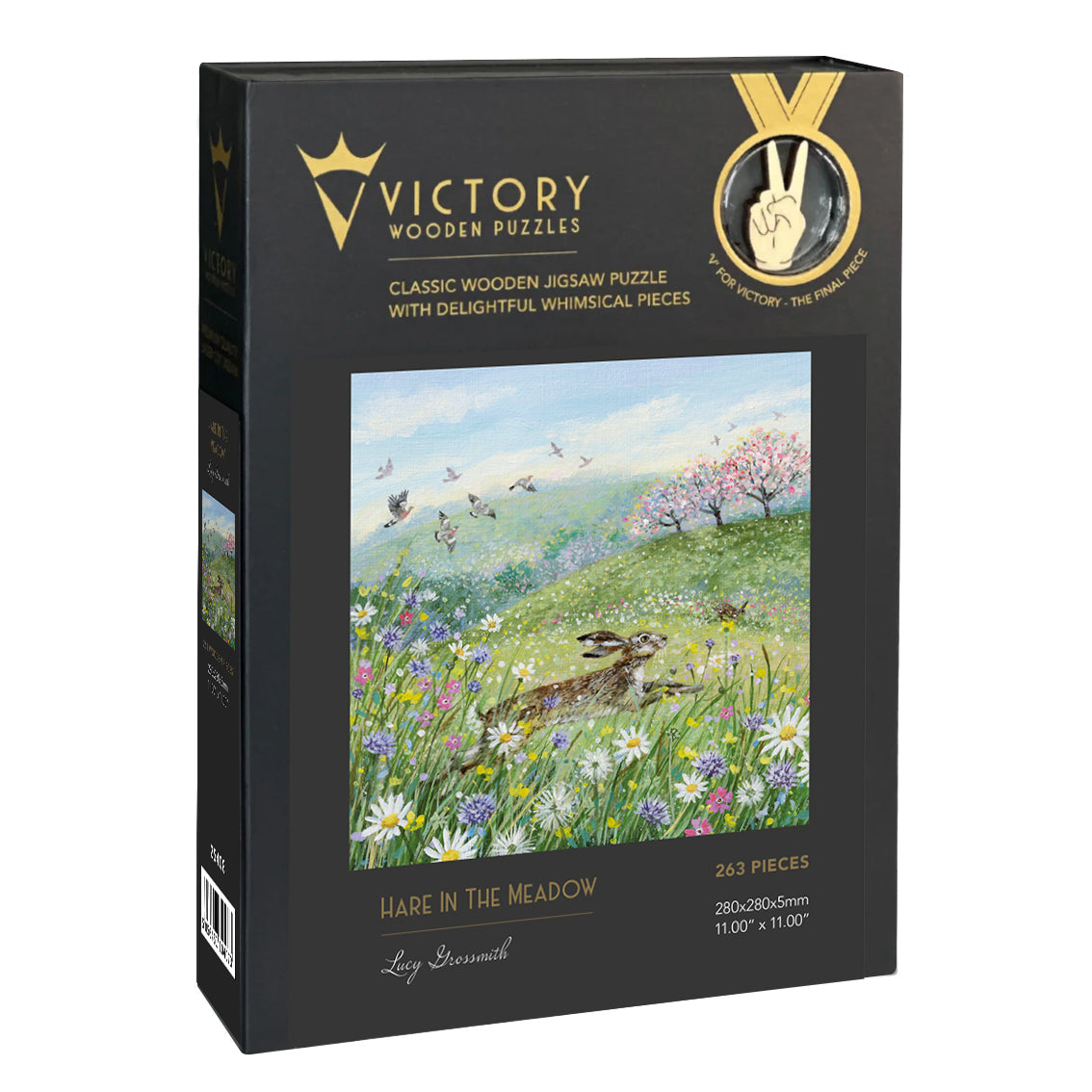 Victory Wooden Hare In The Meadow Jigsaw Puzzle