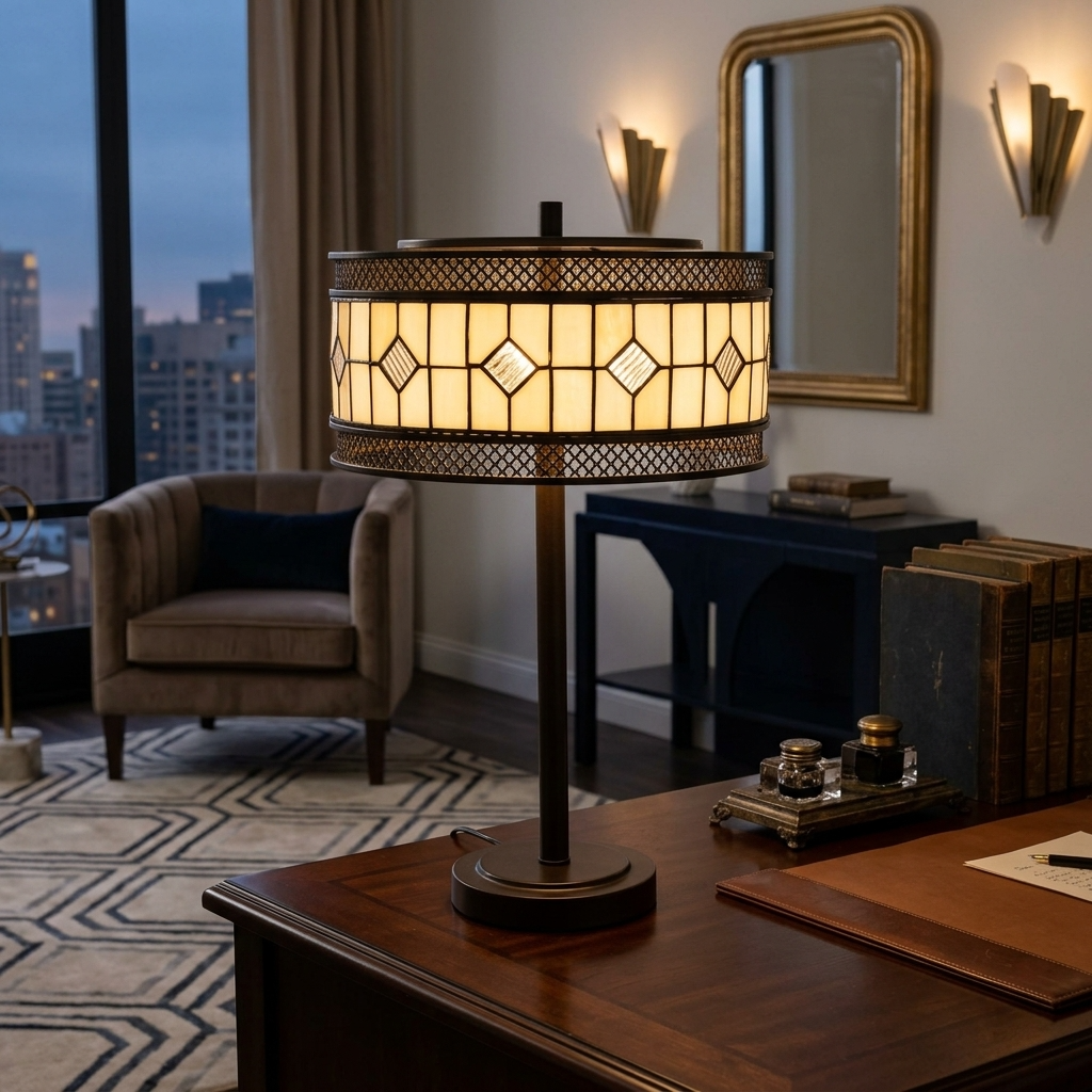 Waldorf Diamond Deco Table Lamp