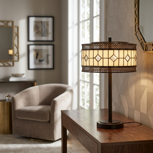 Waldorf Diamond Deco Table Lamp