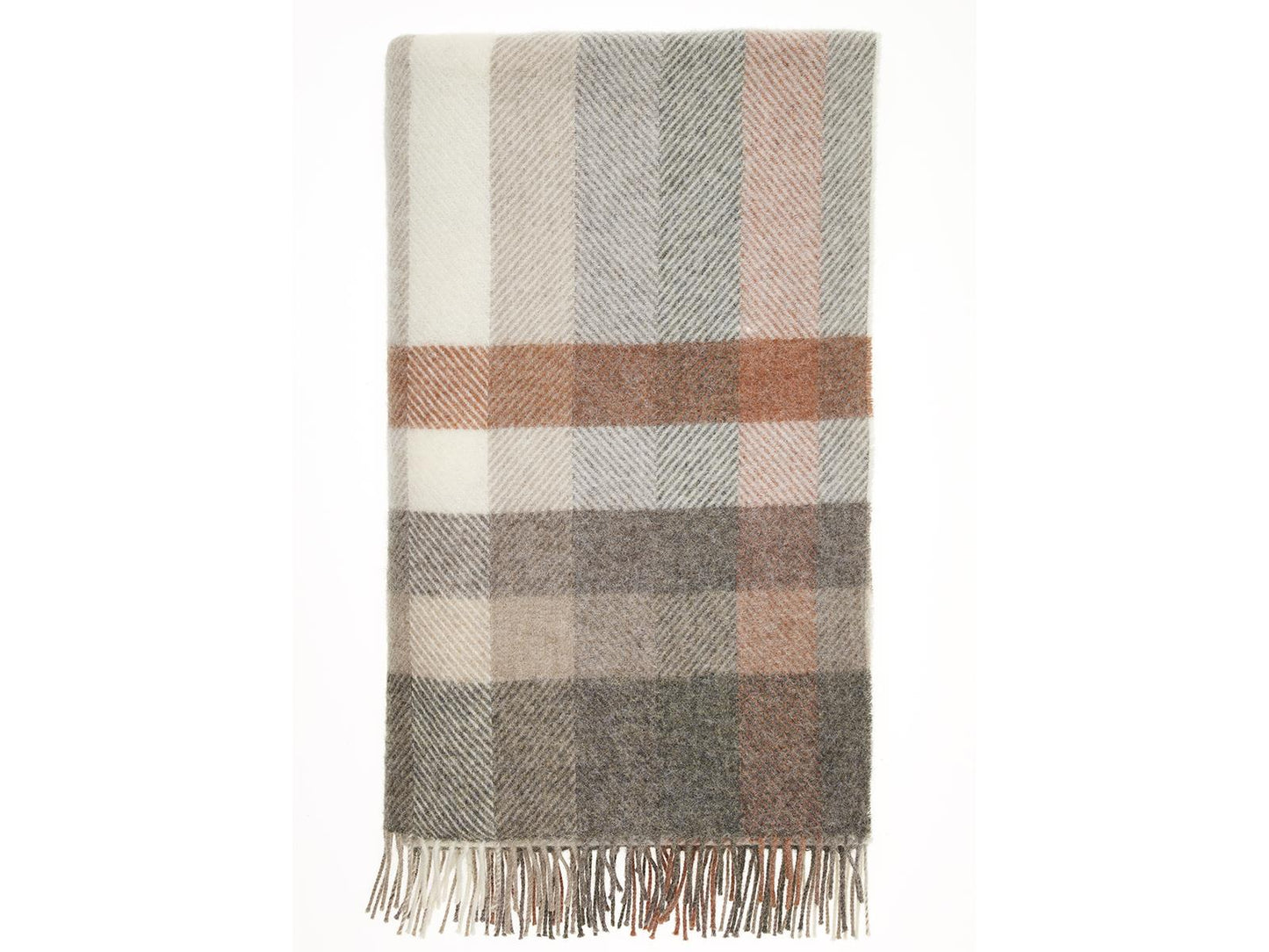 Woodale Pure New Wool Shetland Throw - Blush