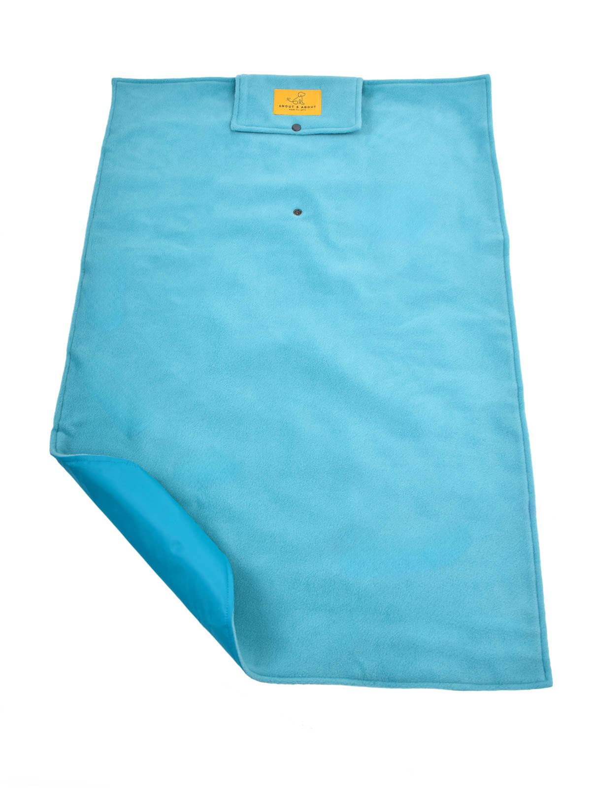 Snout & About - Turquoise Fleece Dog Mat