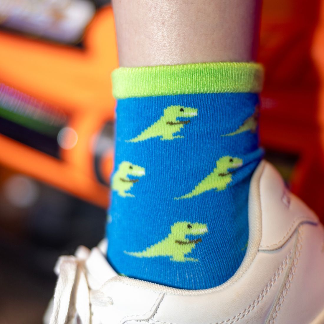 T-Rex Matching Bamboo Socks (Adult & Child) by Swole Panda