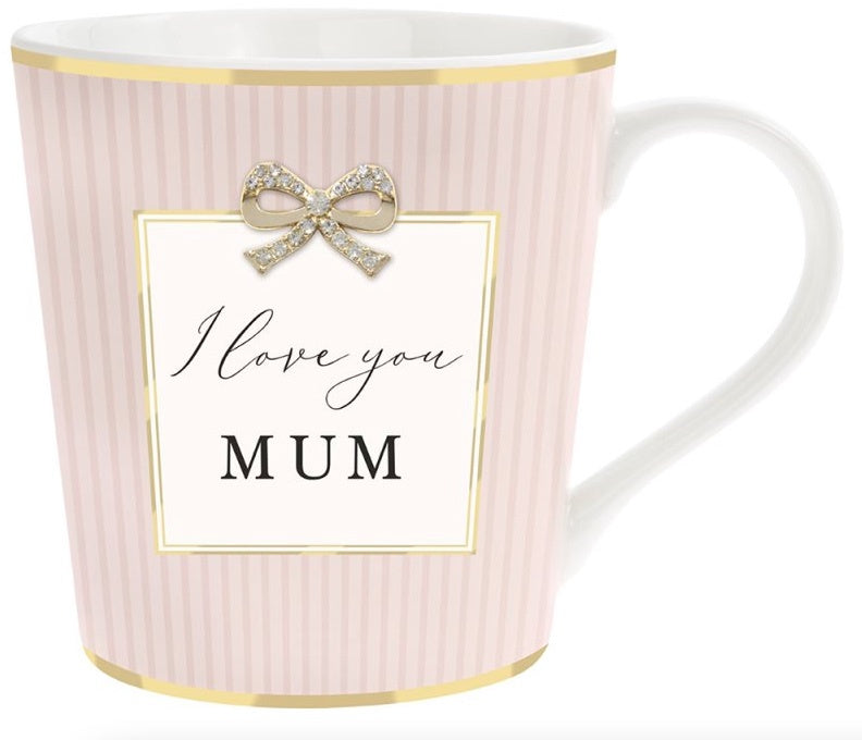 I Love You Mum Charm Mug
