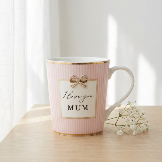 I Love You Mum Charm Mug