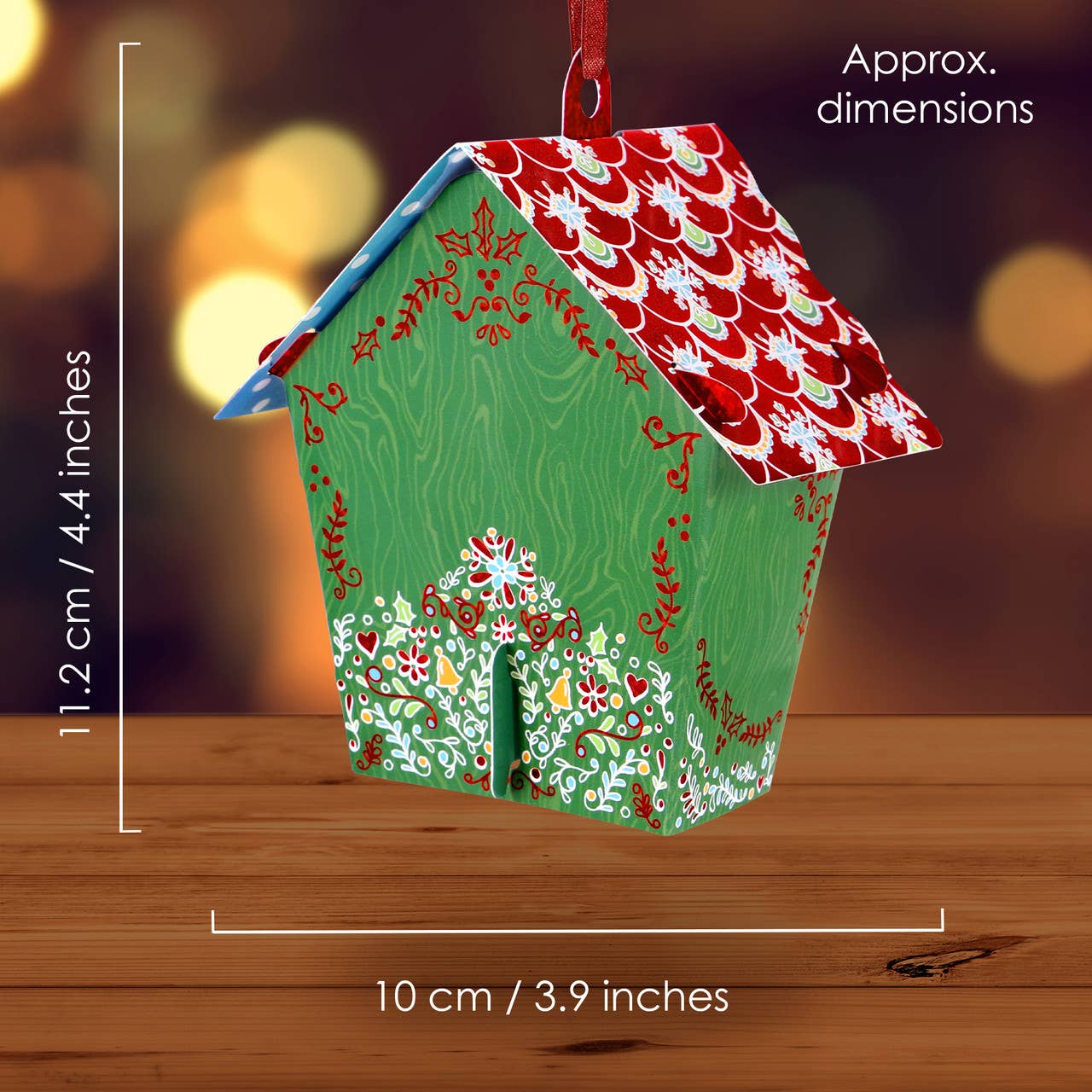 Baubles - Reindeer Stable Card