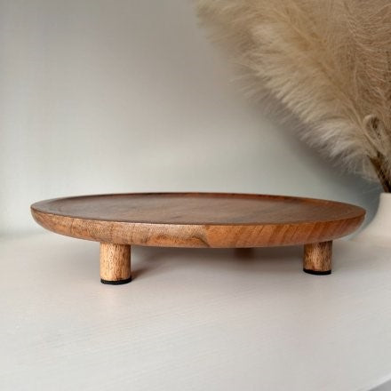 ROUND BOARD W/FEET, 35CM