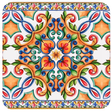 TUSCANY COASTER, 10CM