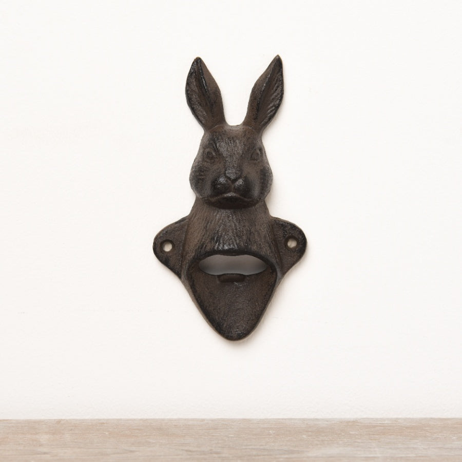 Rabbit Cast Iron Bottle Opener, 14.8cm