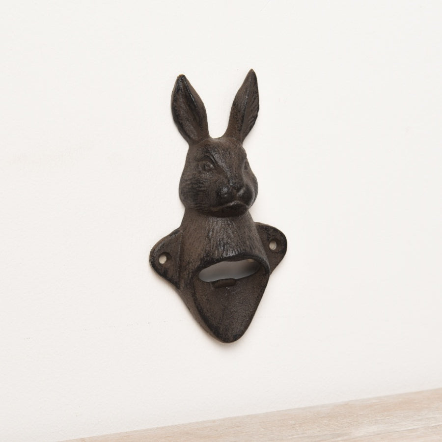 Rabbit Cast Iron Bottle Opener, 14.8cm