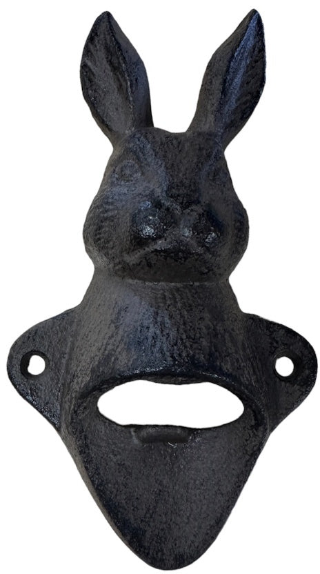 Rabbit Cast Iron Bottle Opener, 14.8cm