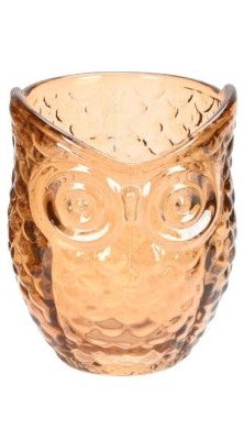 OWL DESIGN CANDLE POT HOLDER