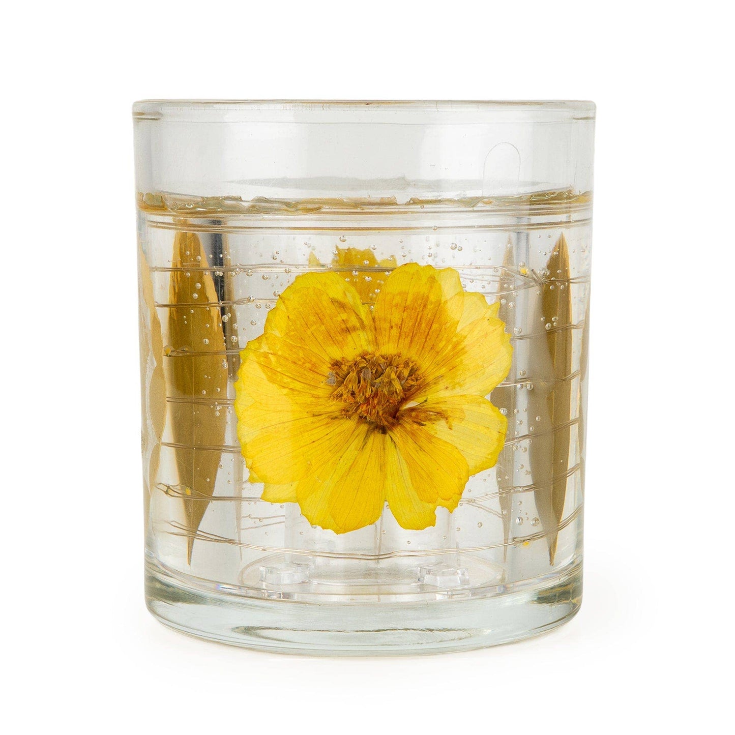 Yellow Flower LED Candle