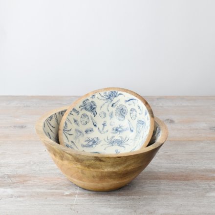 COASTAL ENAMEL BOWL
