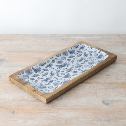 SEA CREATURES SERVING TRAY, 30CM