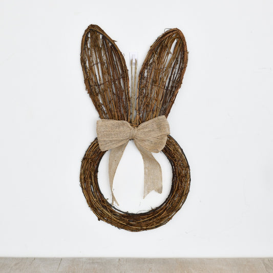 Rattan Hanging Rabbit Decoration, 44cm