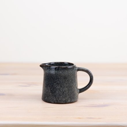 TWO TONE GLAZED BLUE JUG