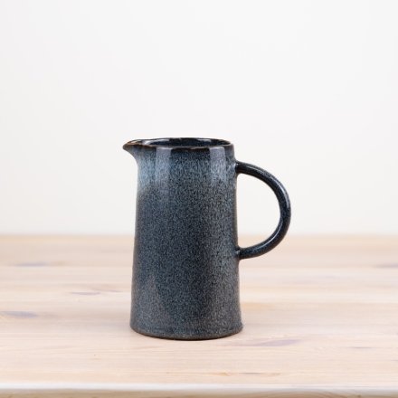 TWO TONE GLAZED BLUE JUG