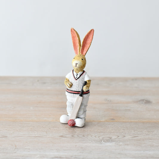 Jasper Rabbit Cricket Ornament 14cm