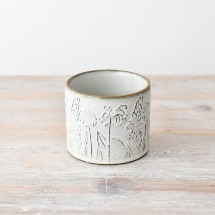 FLOWER DESIGN PLANT POT