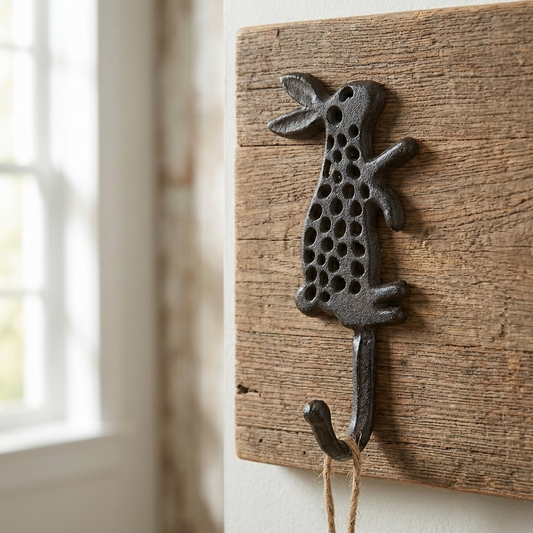 Rabbit Cast Iron Hook, 16.5CM